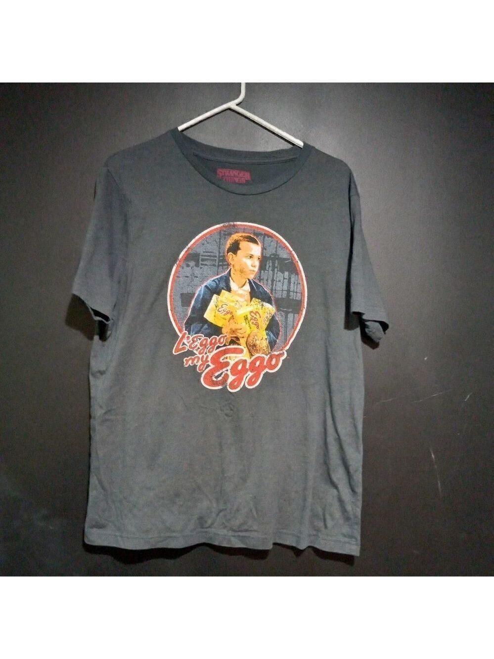 STRANGER THINGS (2017) Official Netflix Kellogg’s L'EGGO MY EGGO T-Shirt